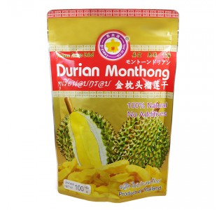 Freeze Dried Durian Monthong 100 gm : 榴莲